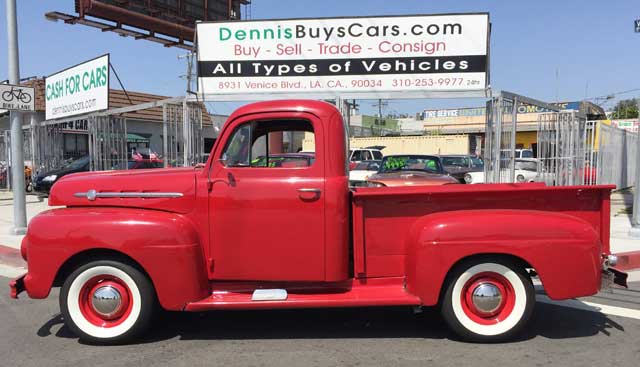 1952 Ford F100 we buy classic trucks