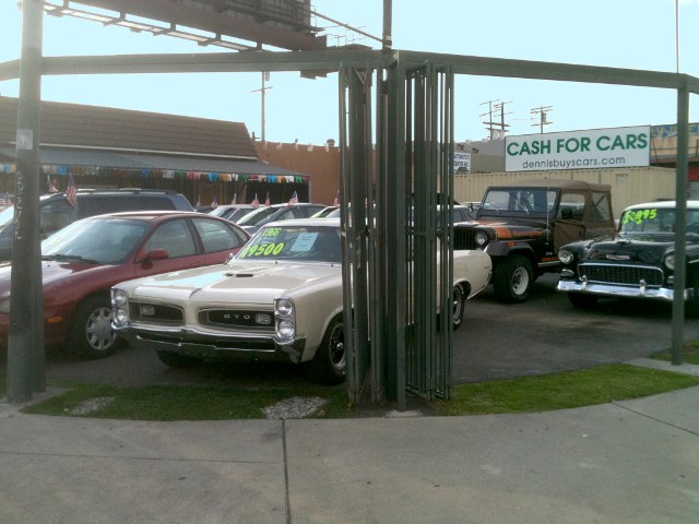 Classic Cars for Sale like this Pontiac GTO and 55 Chevy Bel Air